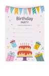矢量生日元素生日卡片海报模板 