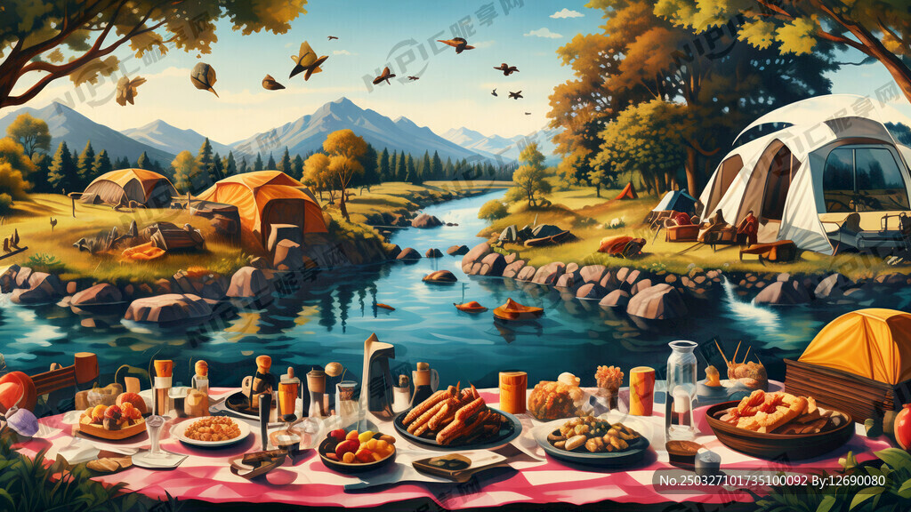 有垂钓、露营、餐饮、采摘、野营