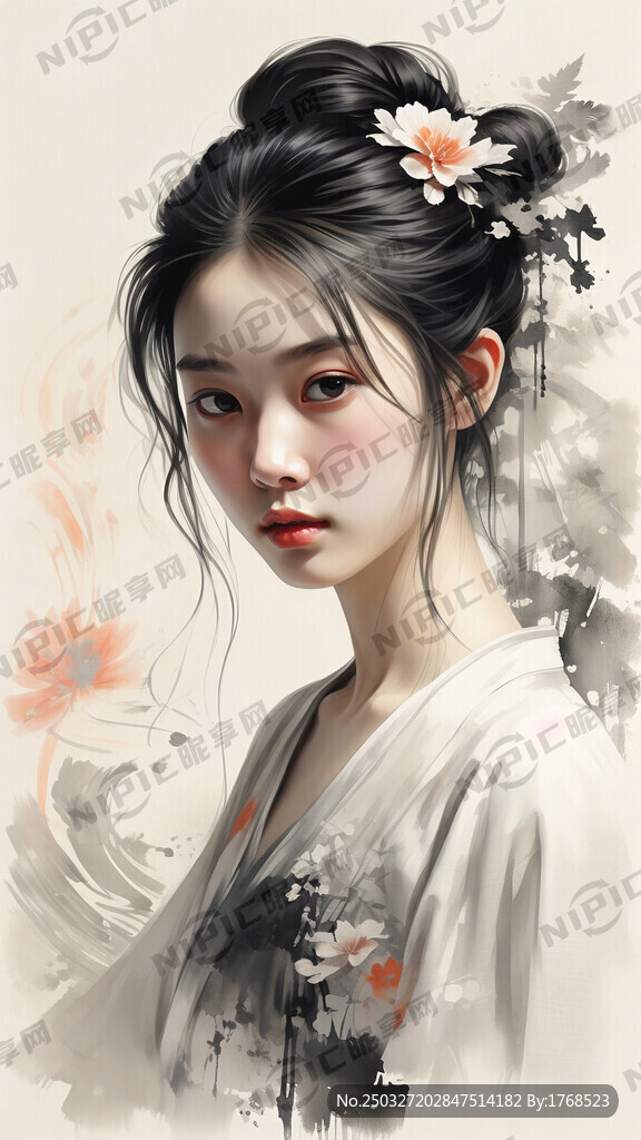 皮肤姣嫩的中国女孩