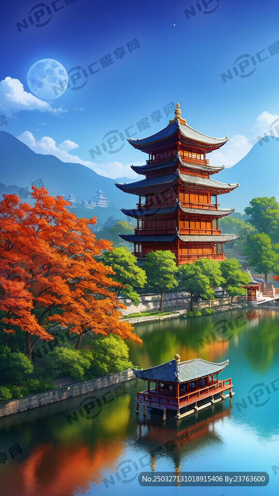 杭州西湖 灵隐寺 三潭印月