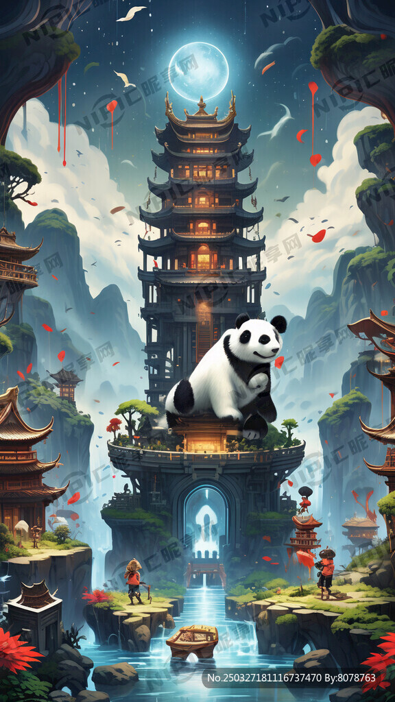游戏梦幻唯美新中式风景 超高清