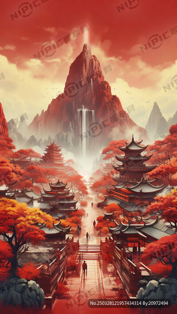 红黄主色调