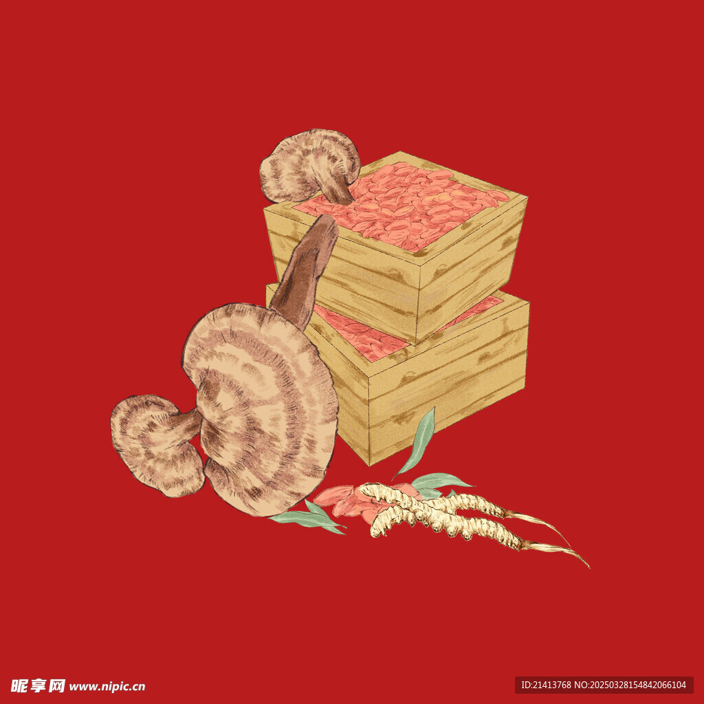 灵芝草药