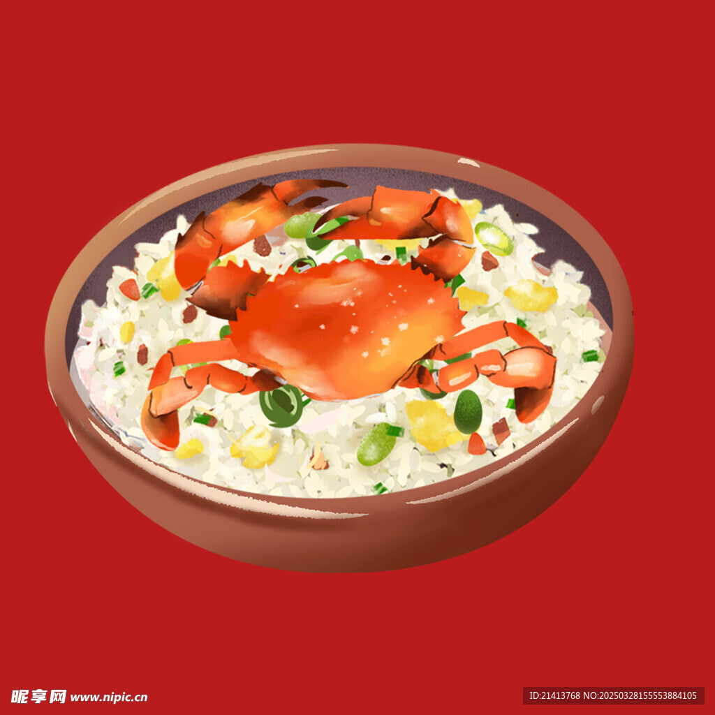 海鲜拌饭