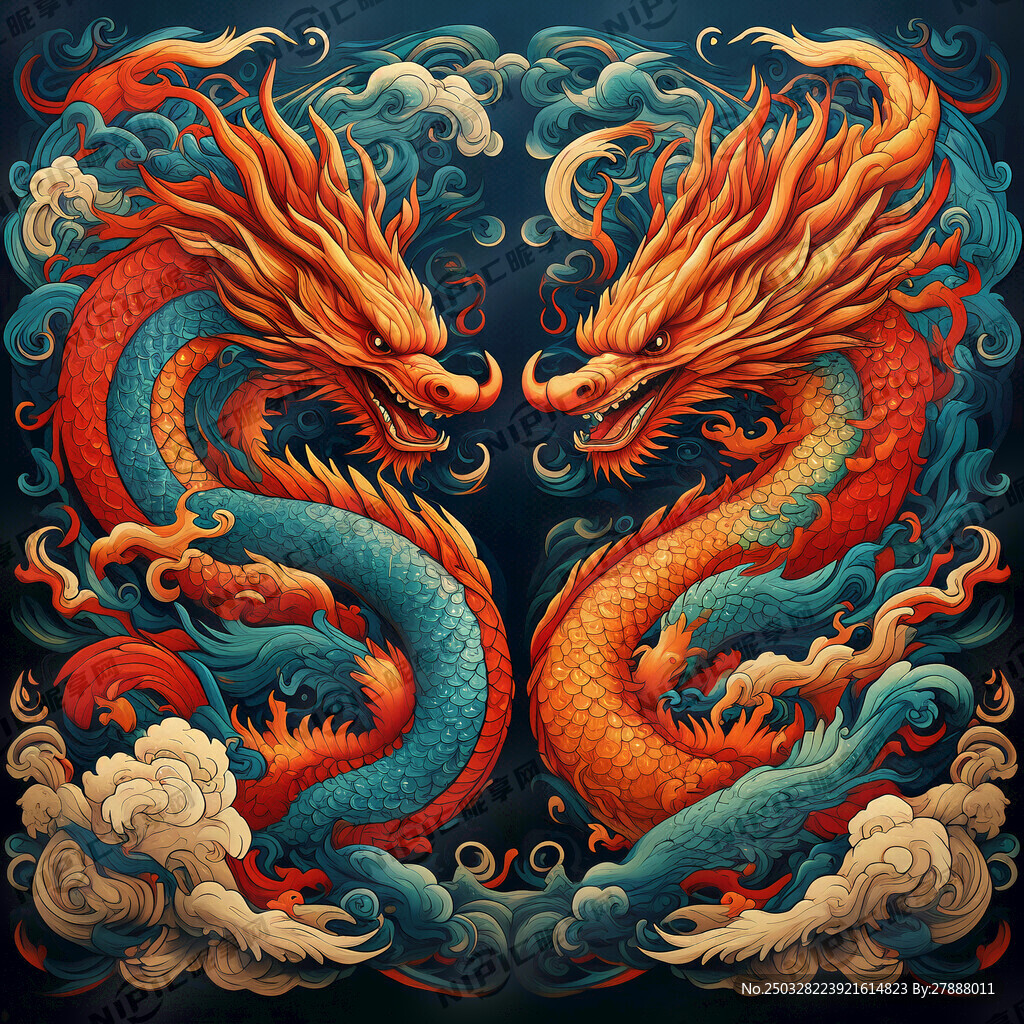 AI创作图龙凤设计nipic.com-昵图网