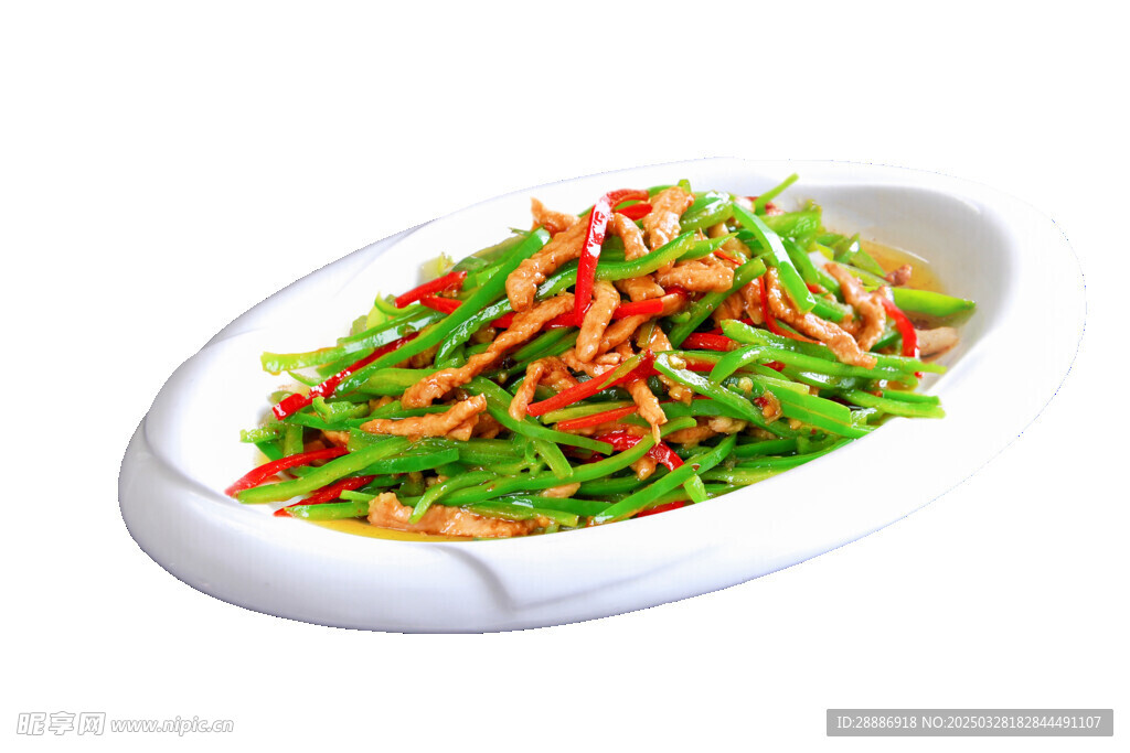 透明青椒肉丝