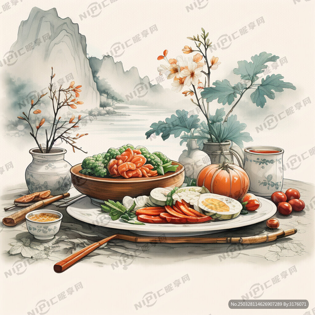 用于创新菜的背景图 简约