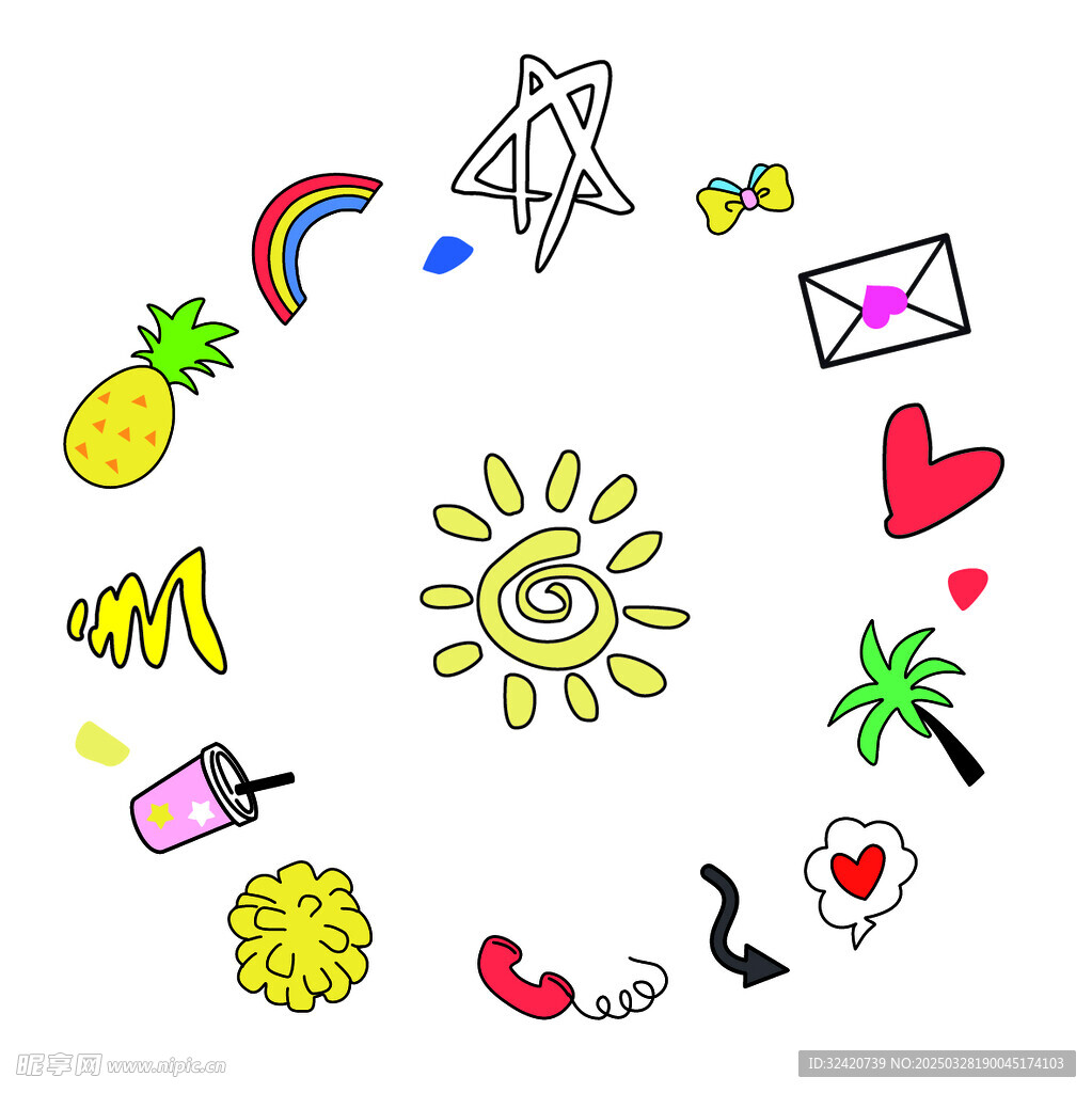 插画小图标