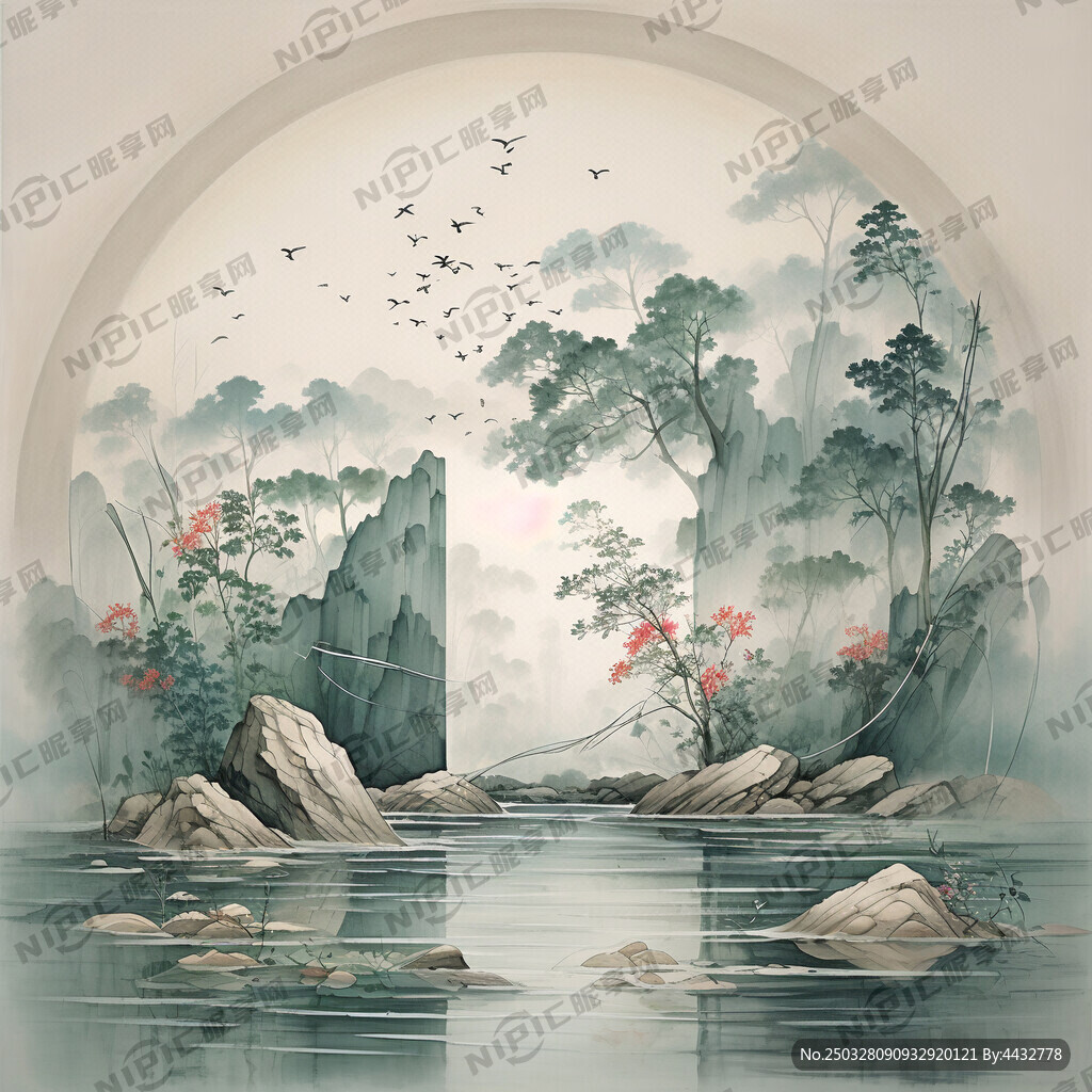 团扇画面 强化依法治水  