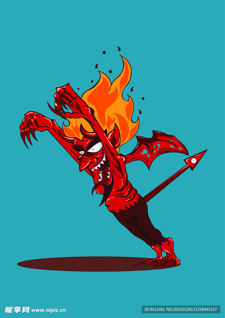 小恶魔插画