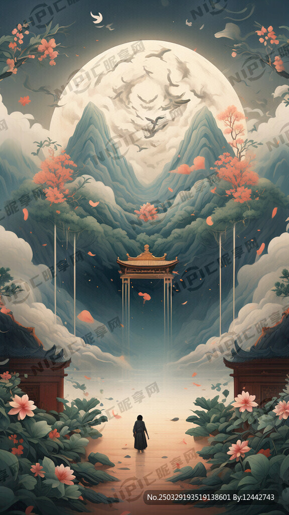 清明节放假通知海报