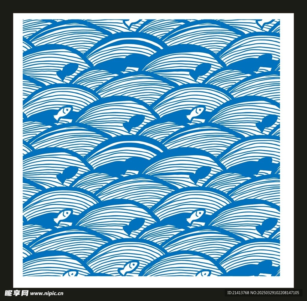 波浪线条底纹