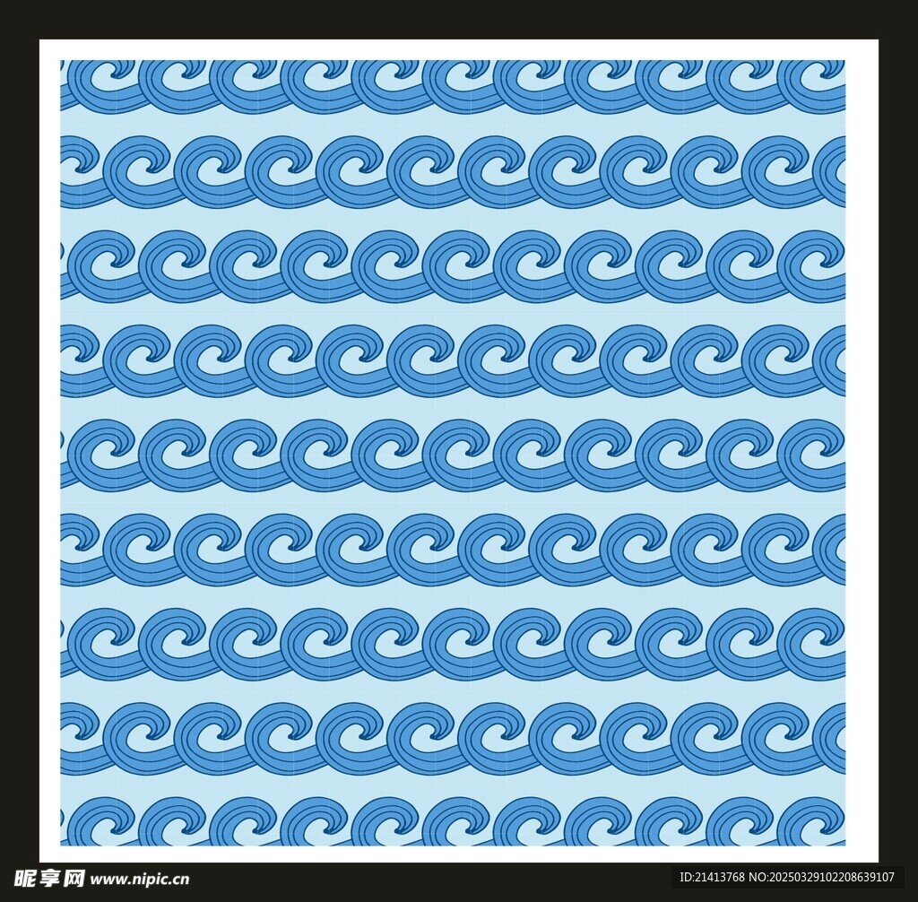 波浪线条底纹