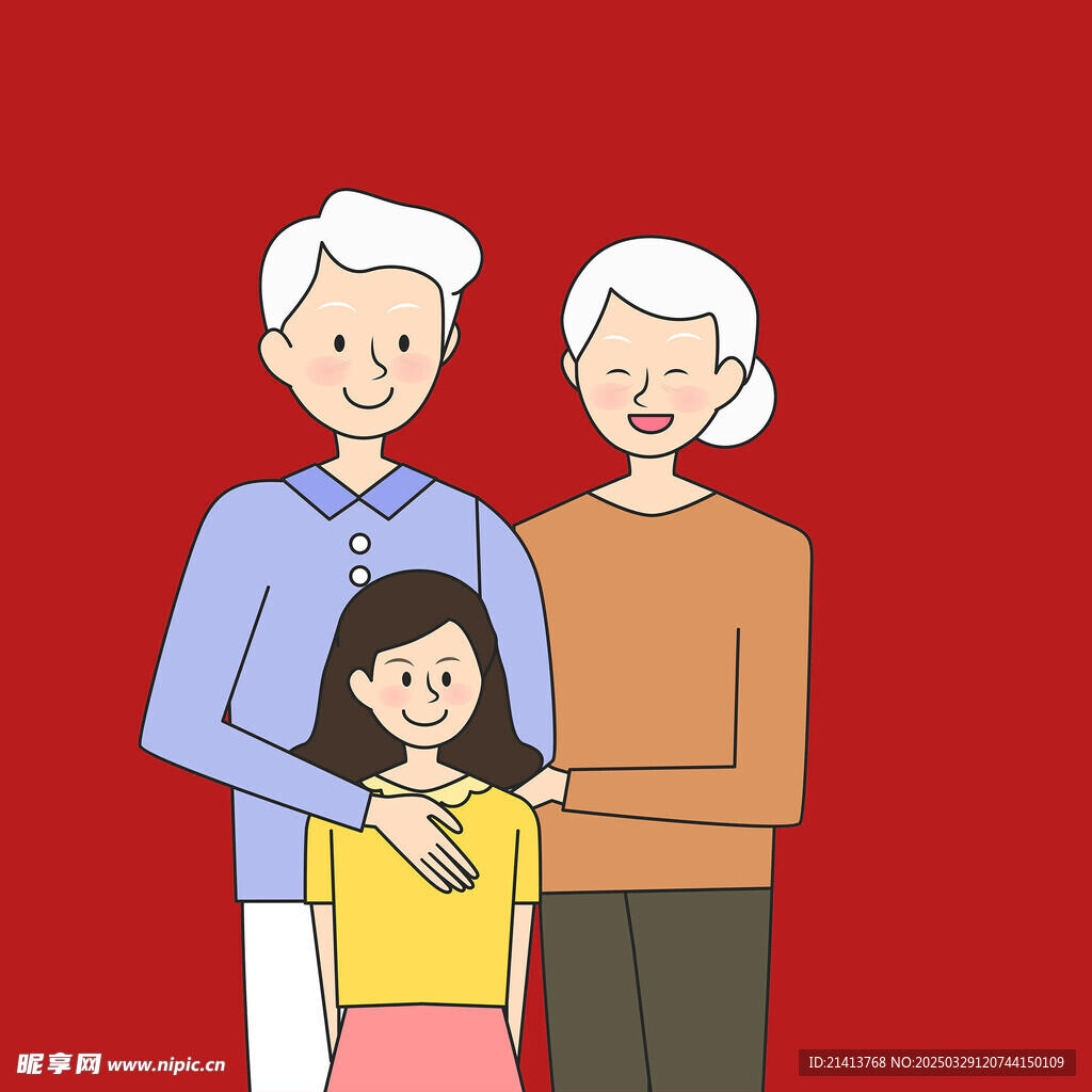 幸福家庭人物