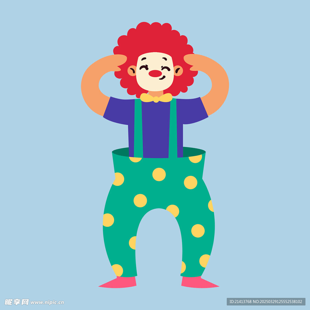 手绘儿童男孩