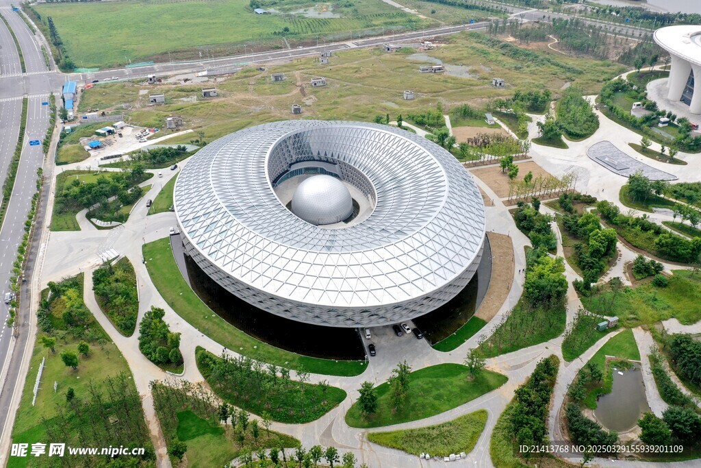 航拍建筑