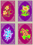 矢量花纹