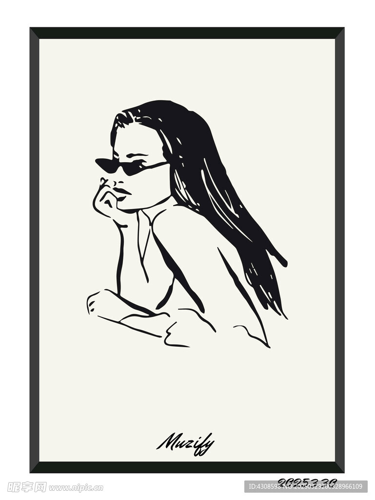 女子时装插画
