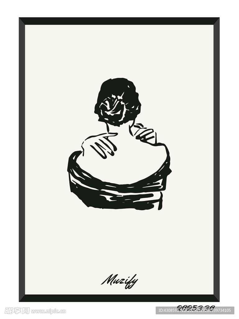 女子时装插画