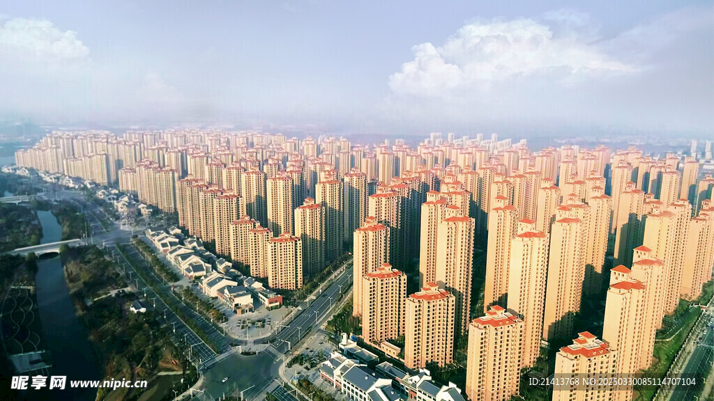 城市全景拍摄