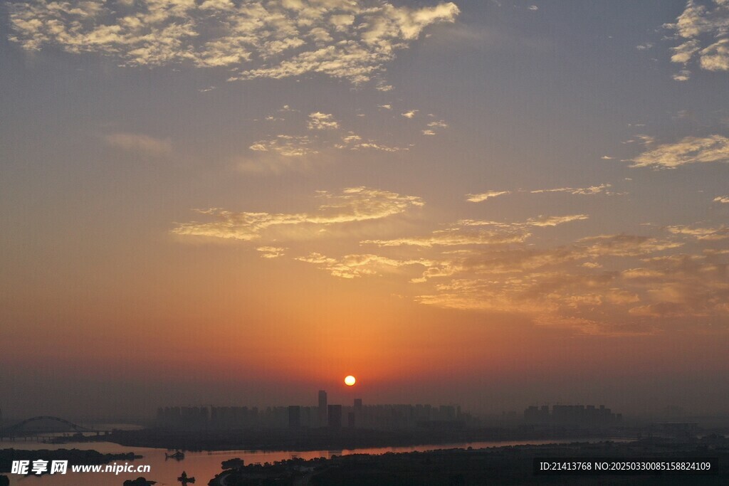 夕阳城市