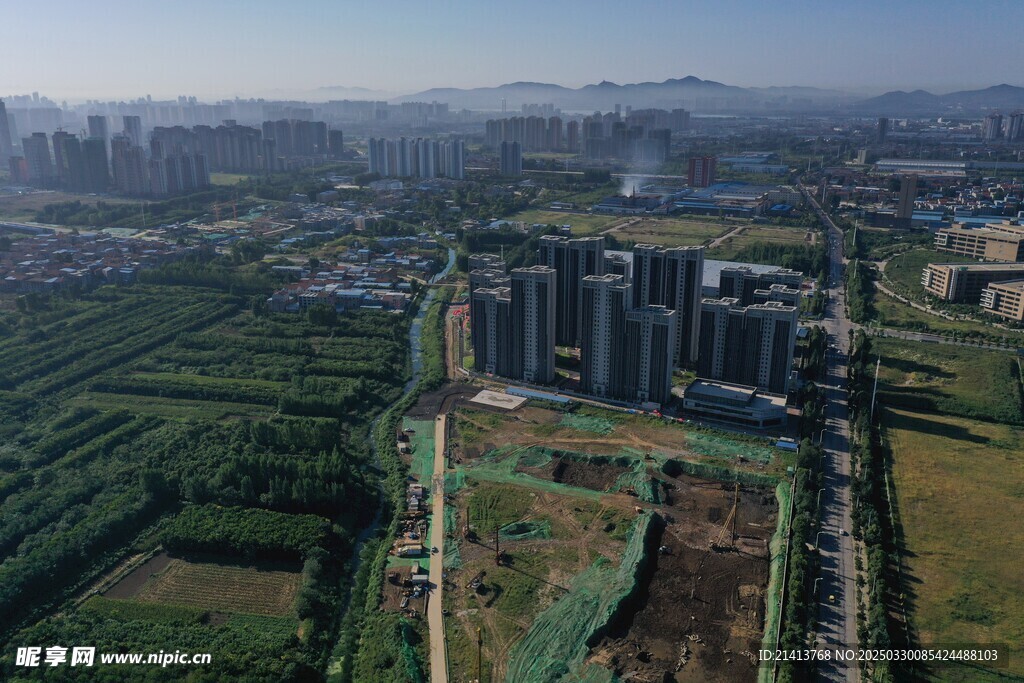 城市全景拍摄