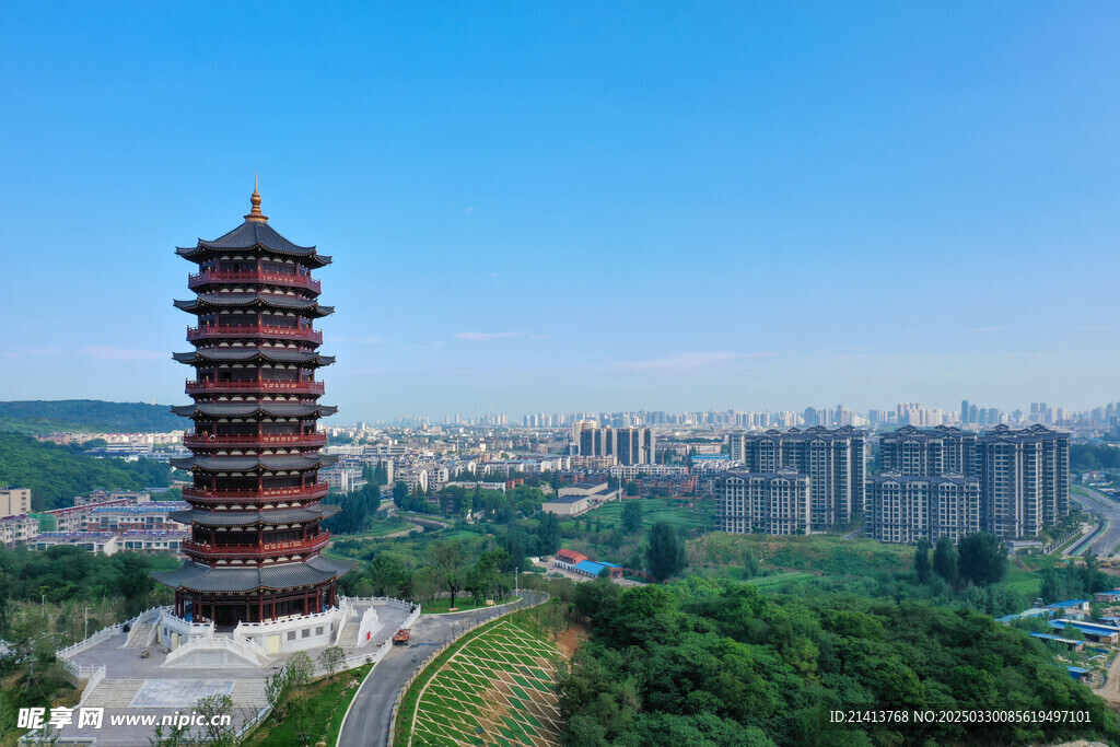 城市全景拍摄