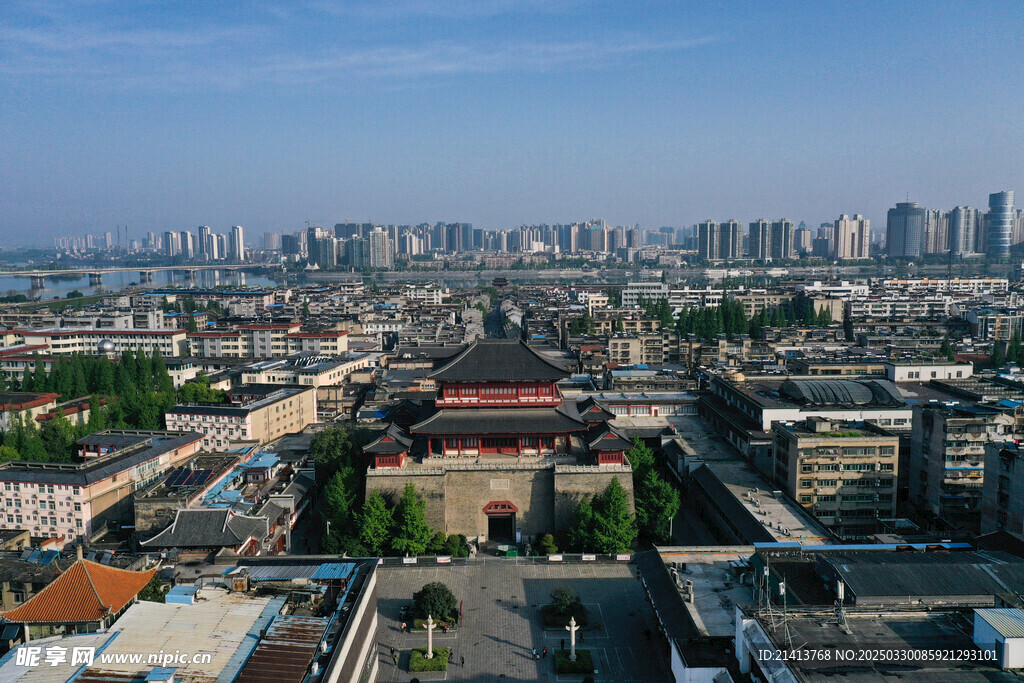 城市全景拍摄