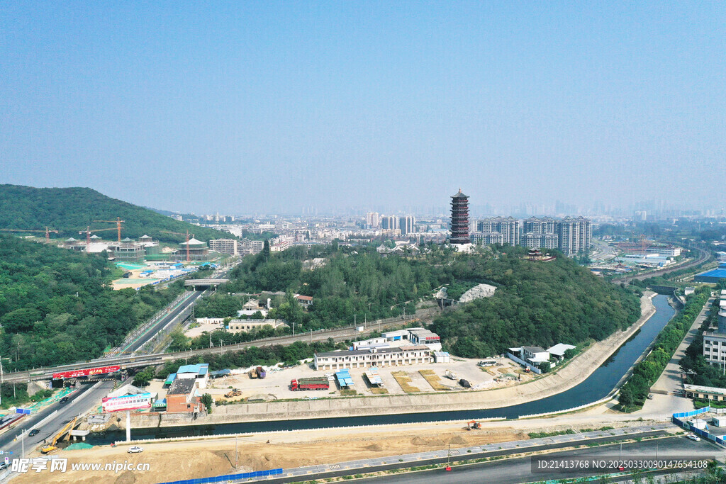 城市全景拍摄