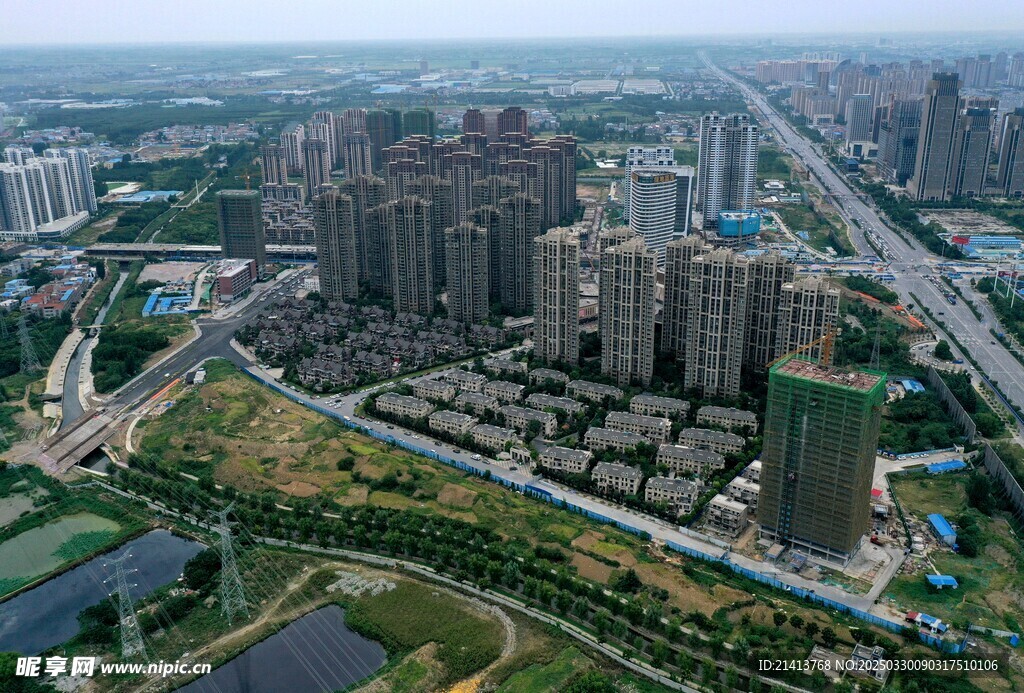 城市全景拍摄
