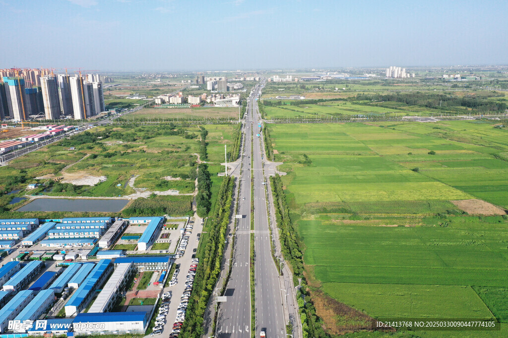 城市全景拍摄
