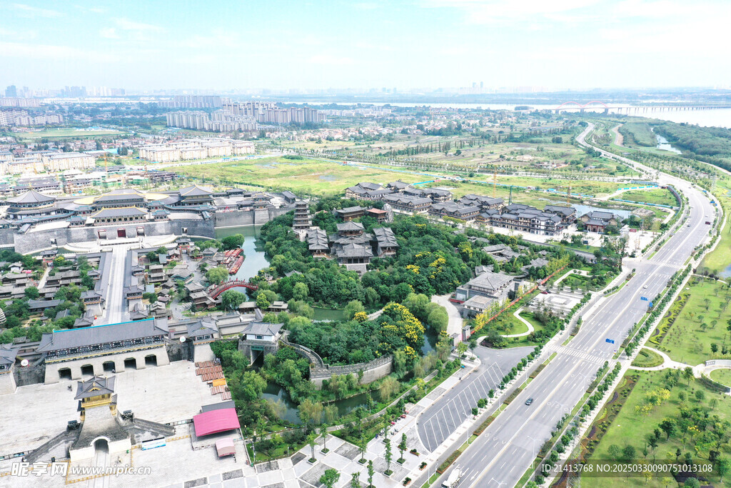 城市全景拍摄