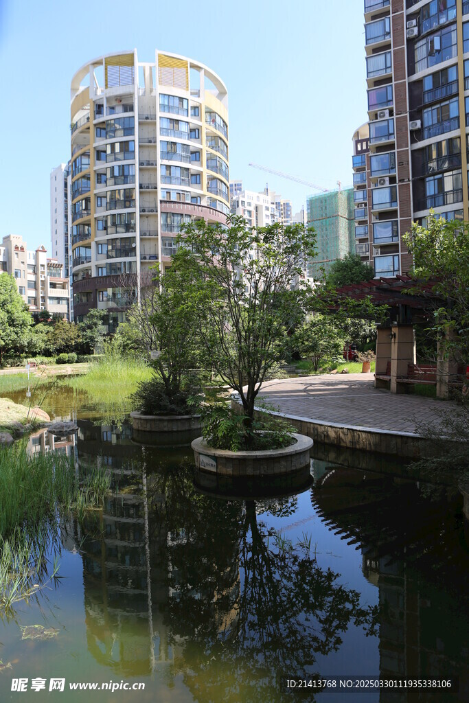 城市小区风景