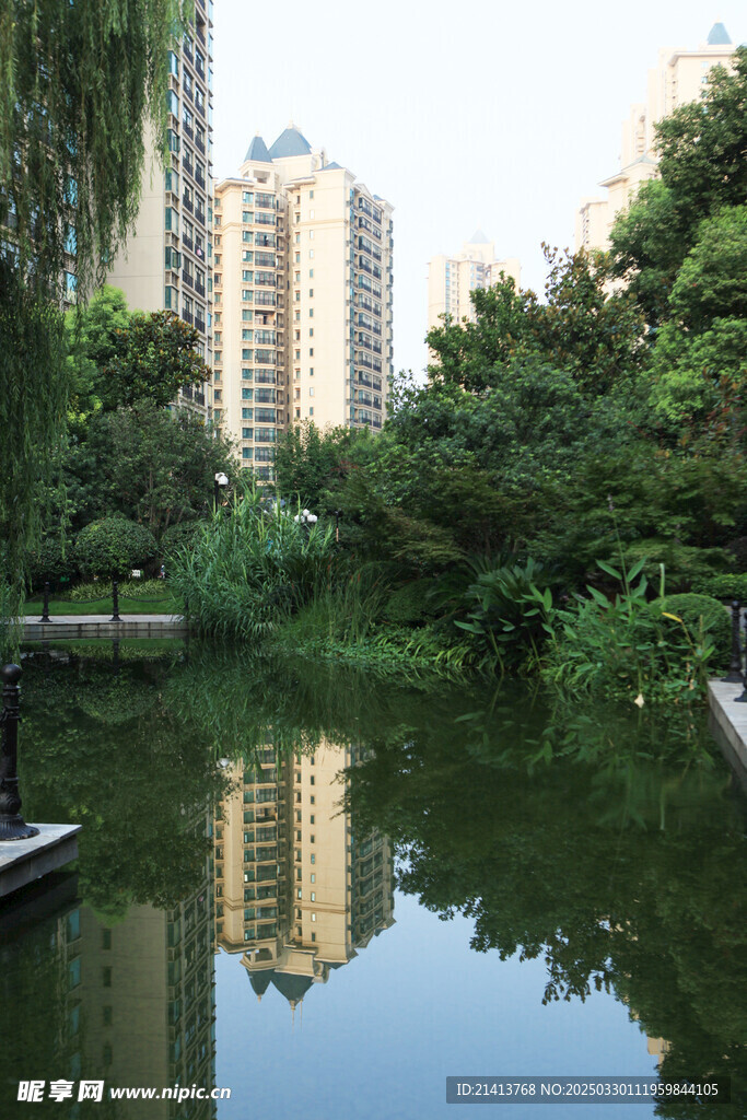 城市小区风景