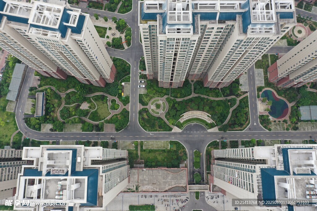 城市小区风景