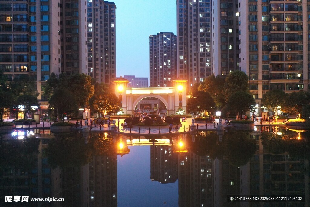 城市小区风景