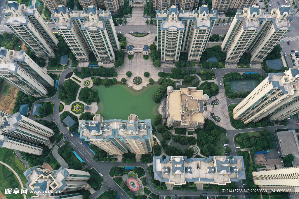 城市小区风景