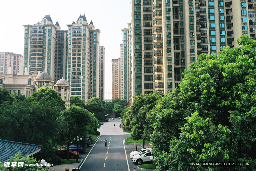 城市小区风景