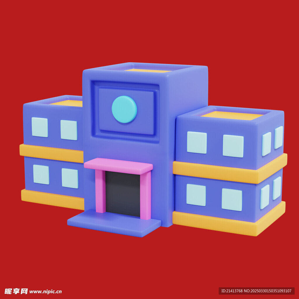 手绘建筑房子