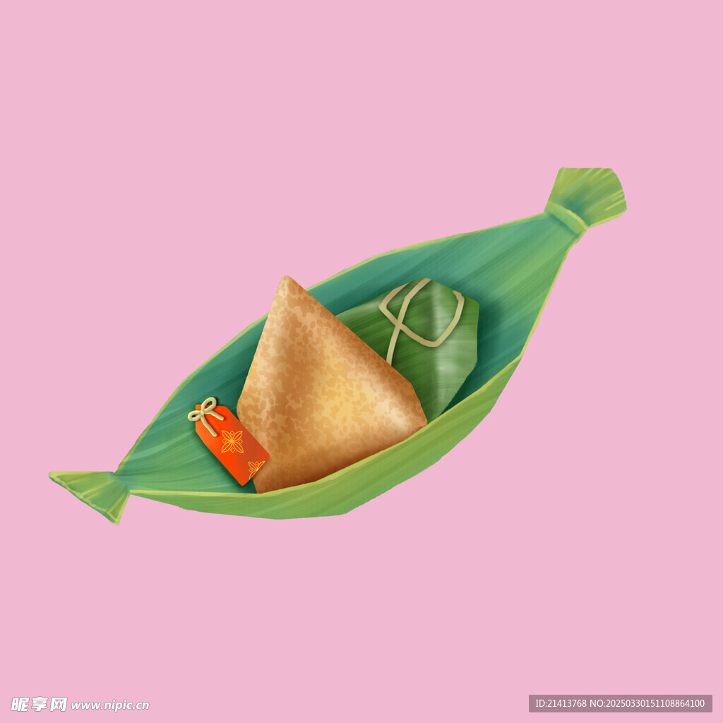 手绘端午粽子