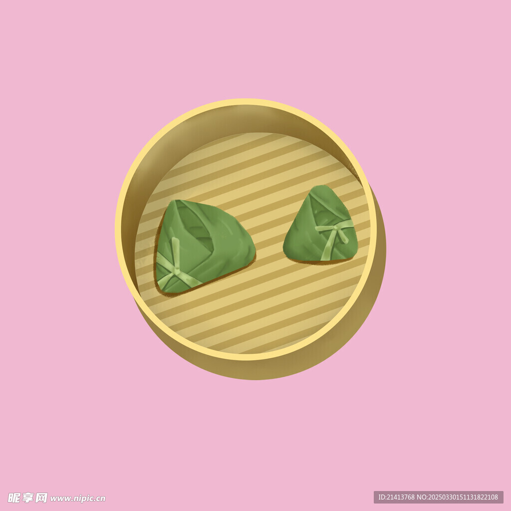 手绘端午粽子