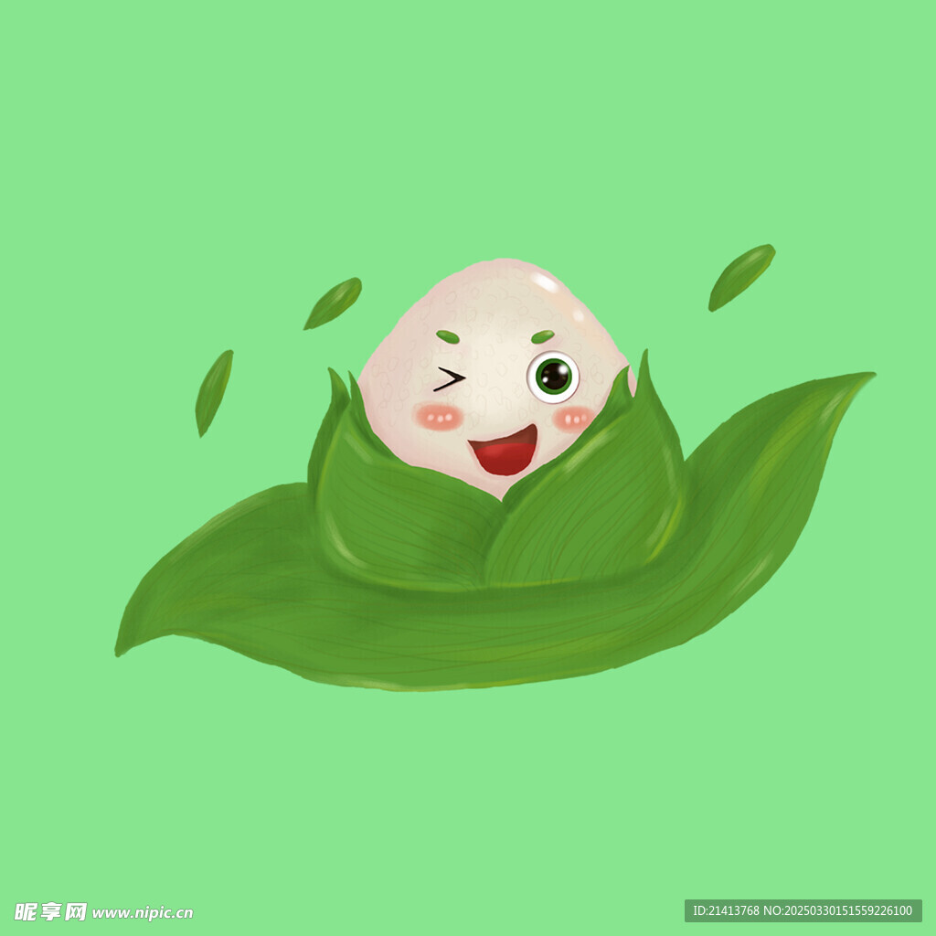 手绘端午粽子