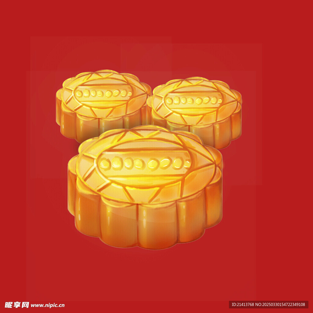手绘月饼