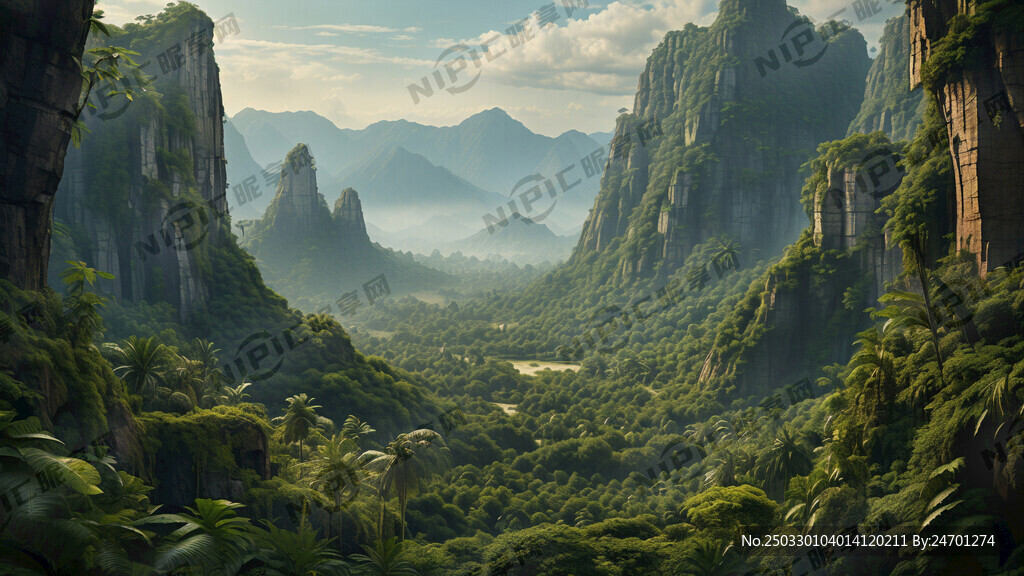 丛林深处 远山