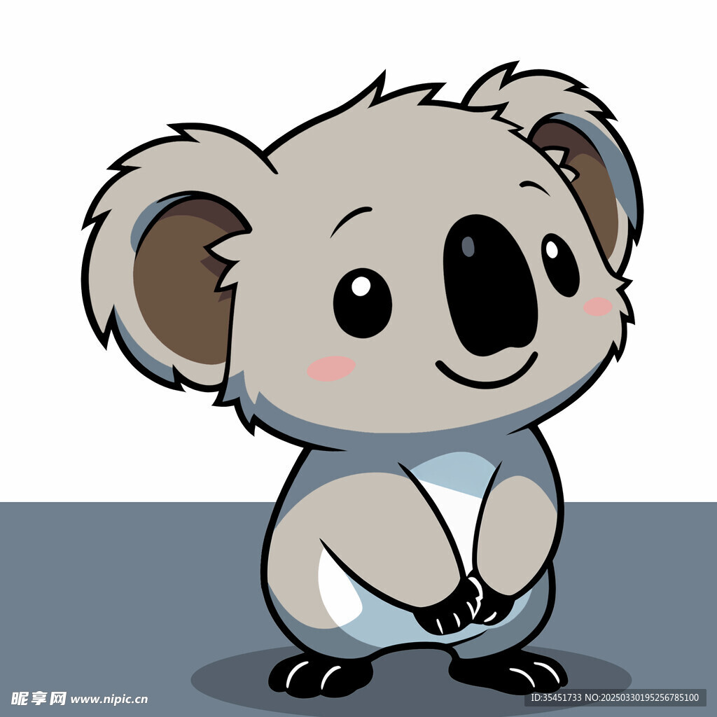 手绘卡通考拉