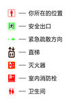 疏散图标识