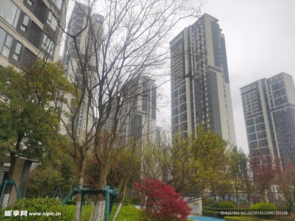 小区建筑群