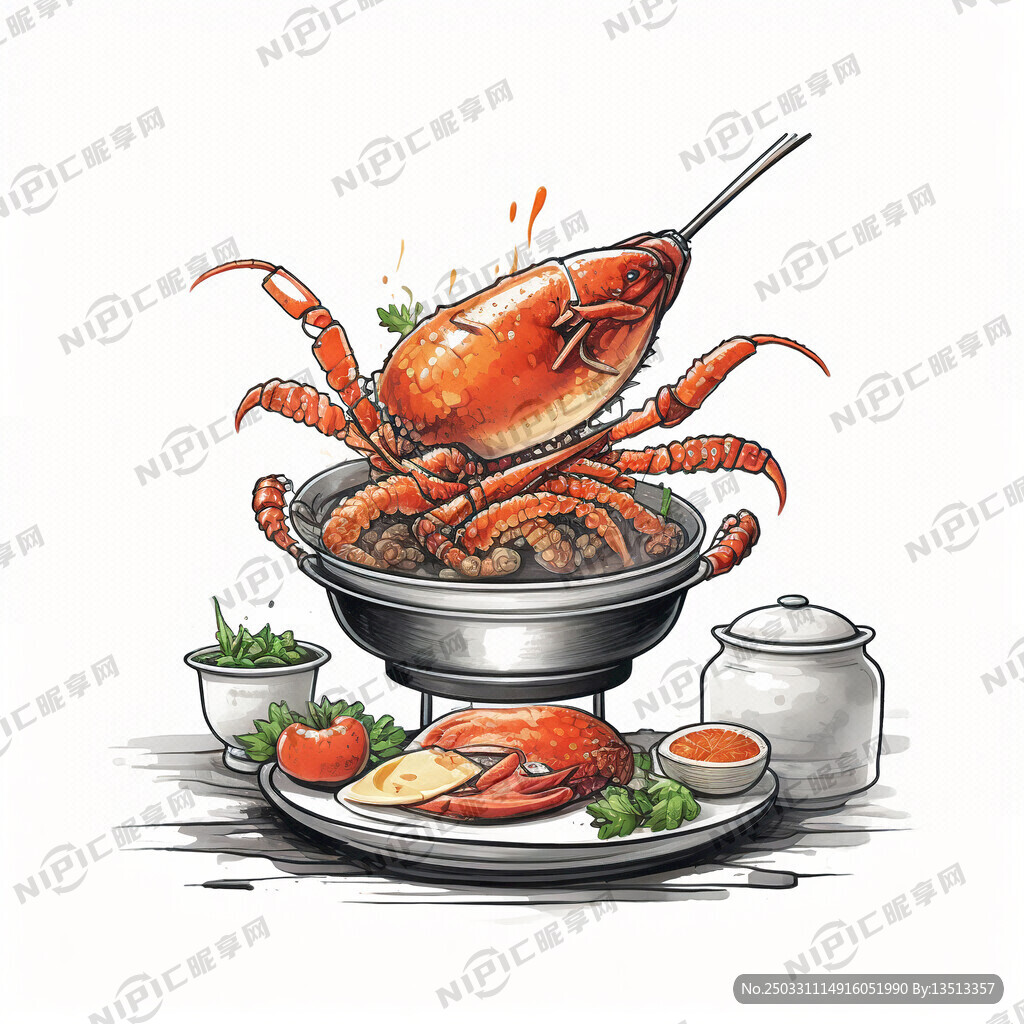一张海报 主推瓦罐烤肉 烤羊排