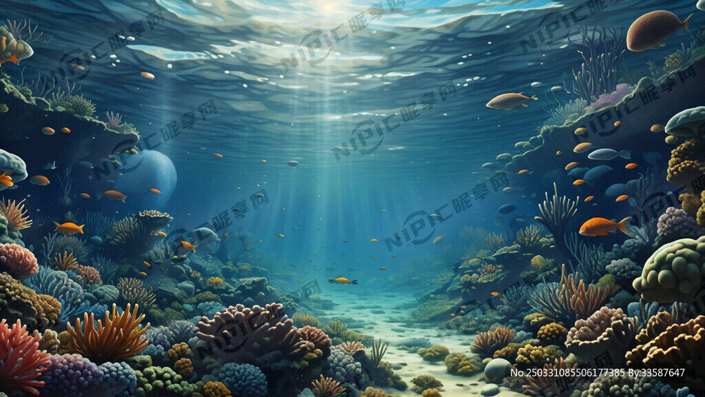 海底景色 无动物