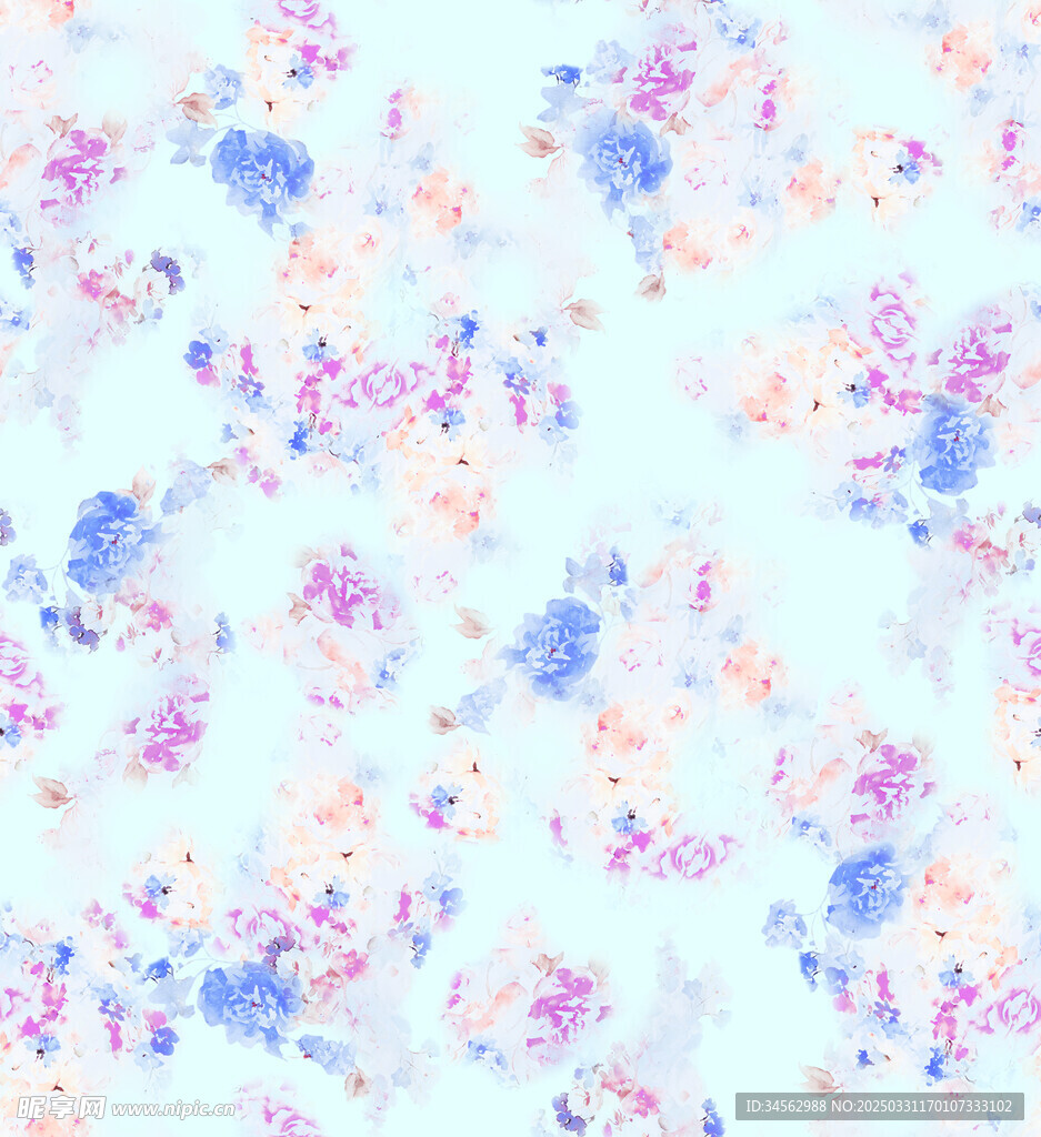 扎染花